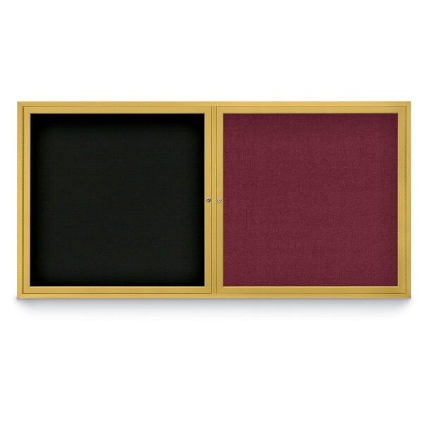 Corkboard, Rubber/Black, 48"x36"
